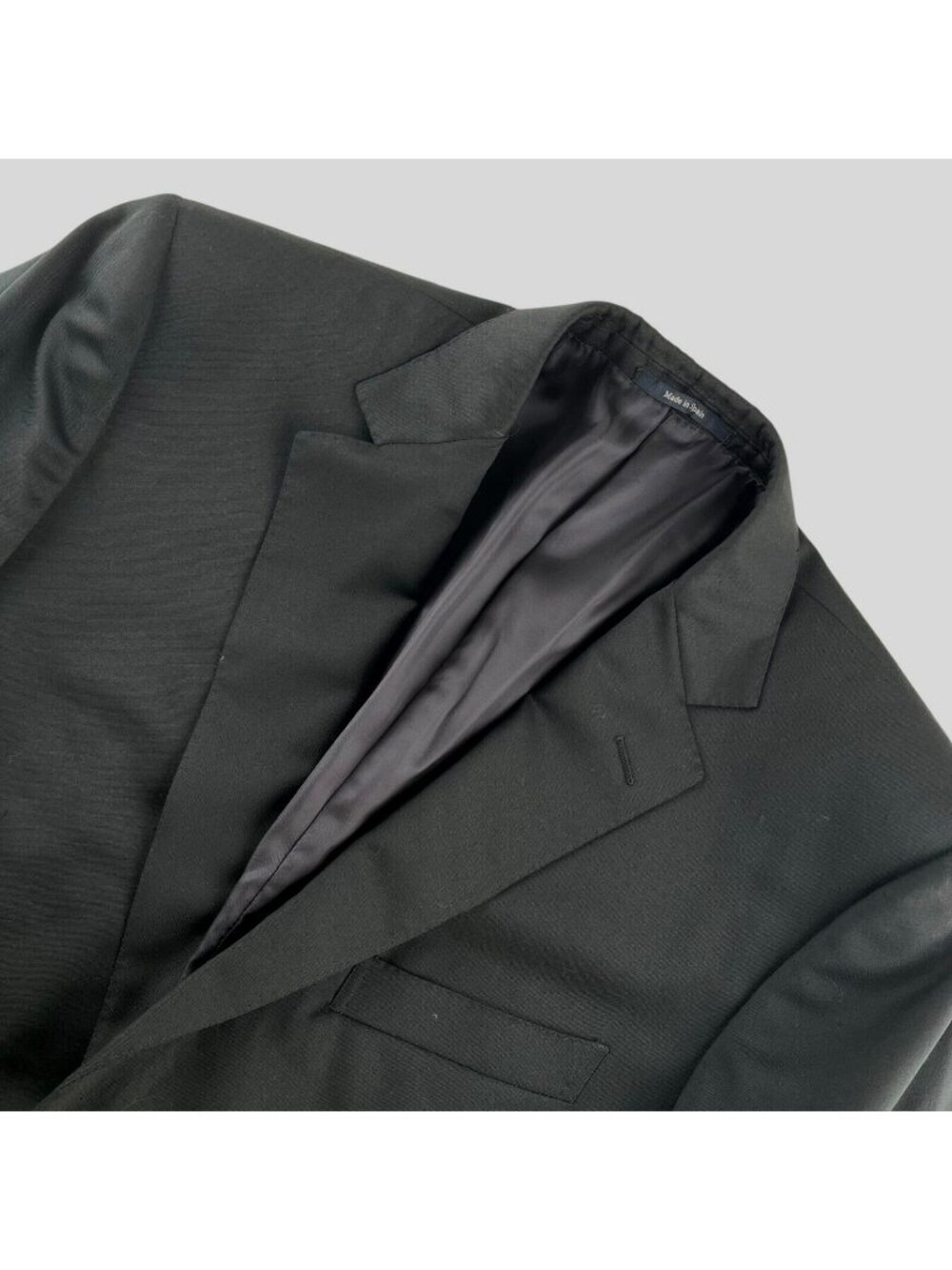 Ermenegildo Zegna Men’s Wool Blend Blazer Jacket Navy Blue • 44R